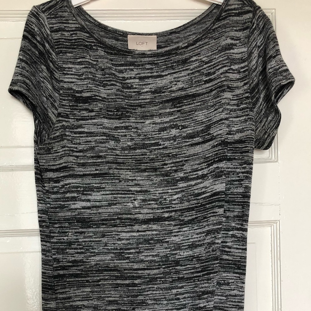 LOFT heathered grey dress